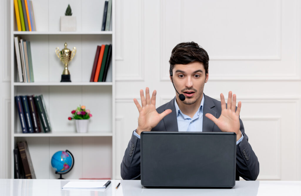 customer-service-handsome-man-grey-suit-with-computer-headset-excited-videocall