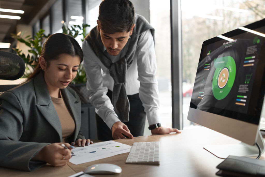 people-analyzing-checking-finance-graphs-office